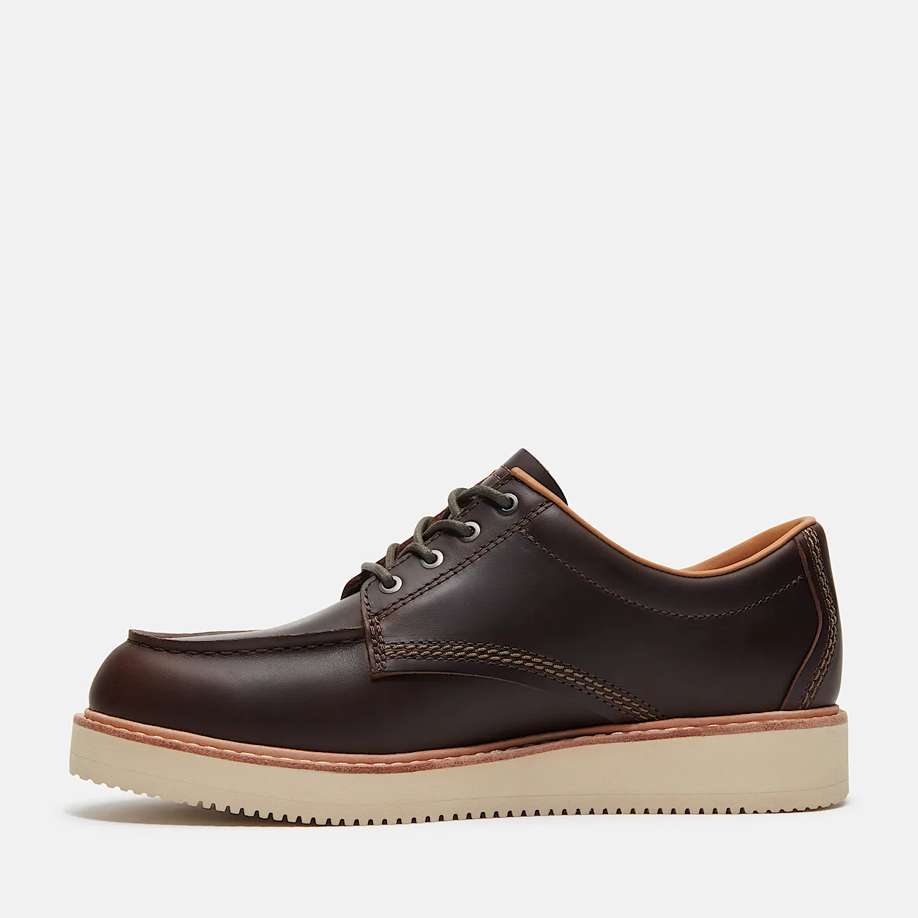 Mens Timberland Oak Forge Shoe TBL Dark Brown FullGrain ALT6