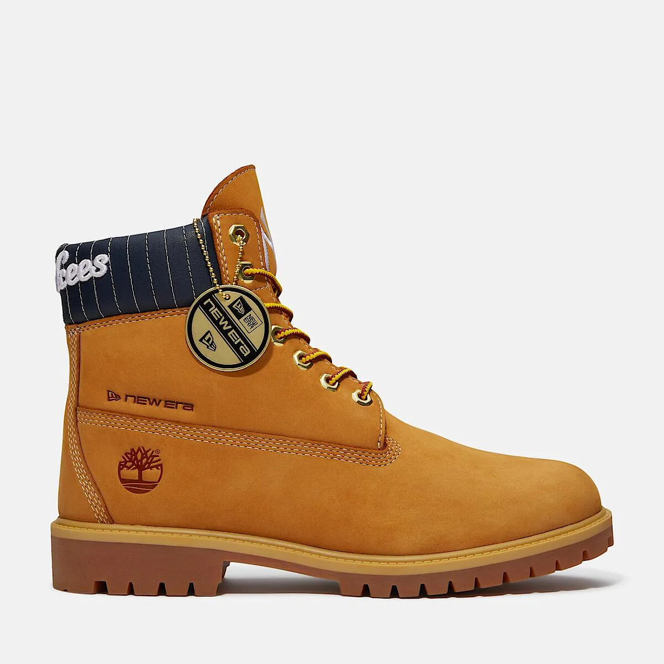 Mens Timberland x New Era Yankees 6Inch Waterproof Boot TBL Wheat Yankees HERO