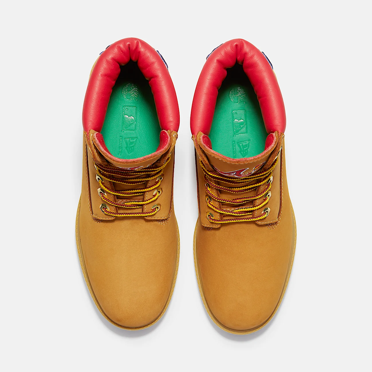 Mens Timberland x New Era Braves 6Inch Waterproof Boot TBL Wheat Braves ALT2