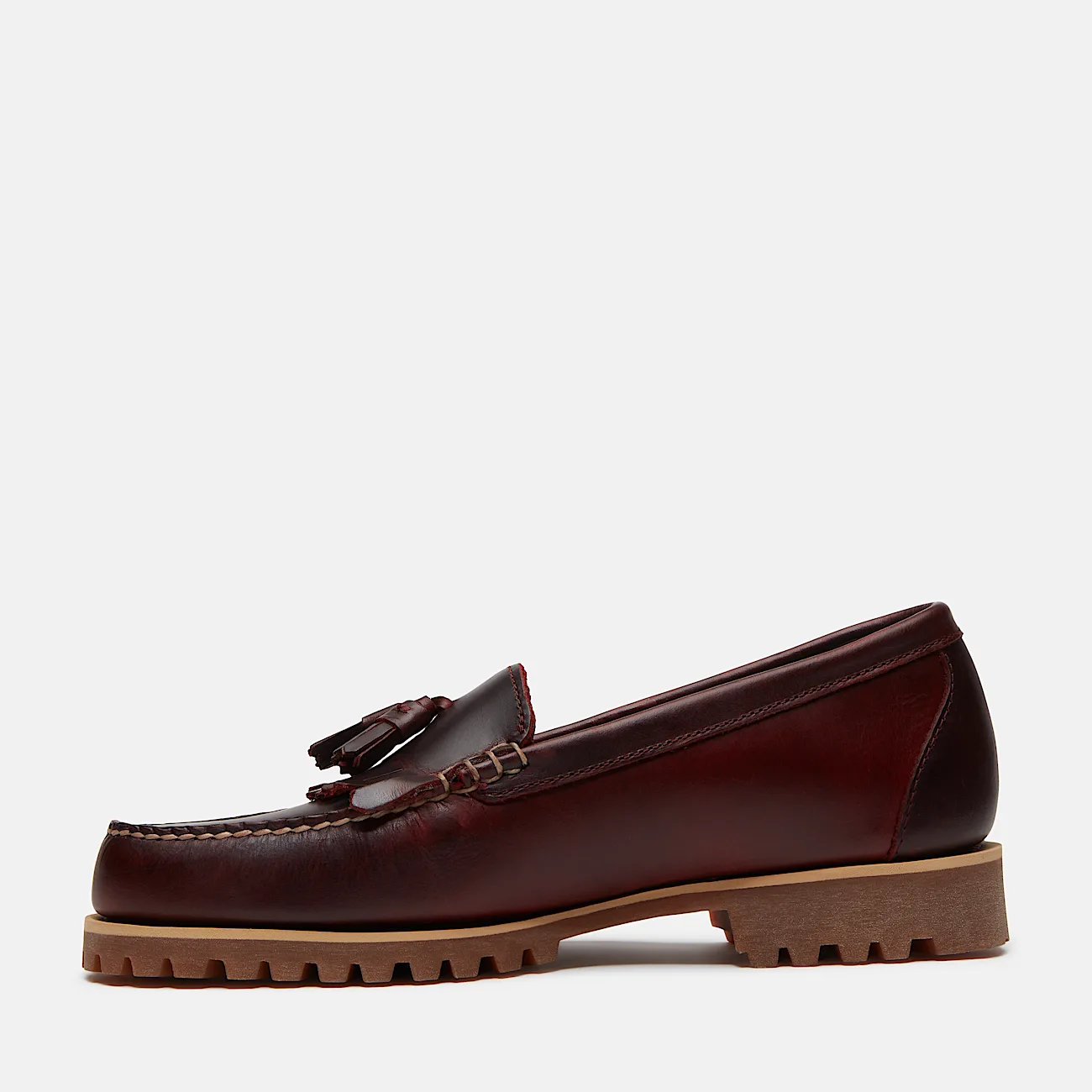 Mens Timberland Authentic Loafer TBL Burgundy FullGrain ALT6
