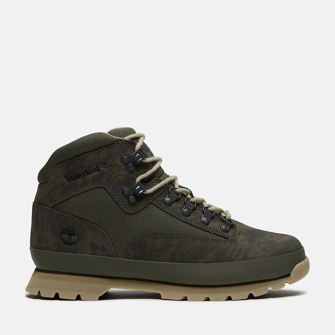 Mens Euro Hiker TBL Dark Green NubuckCamo HERO