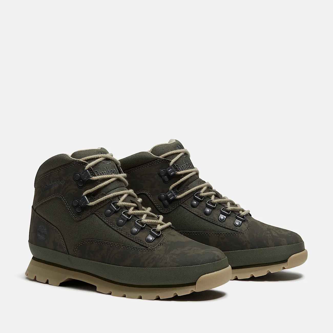 Mens Euro Hiker TBL Dark Green NubuckCamo ALT4