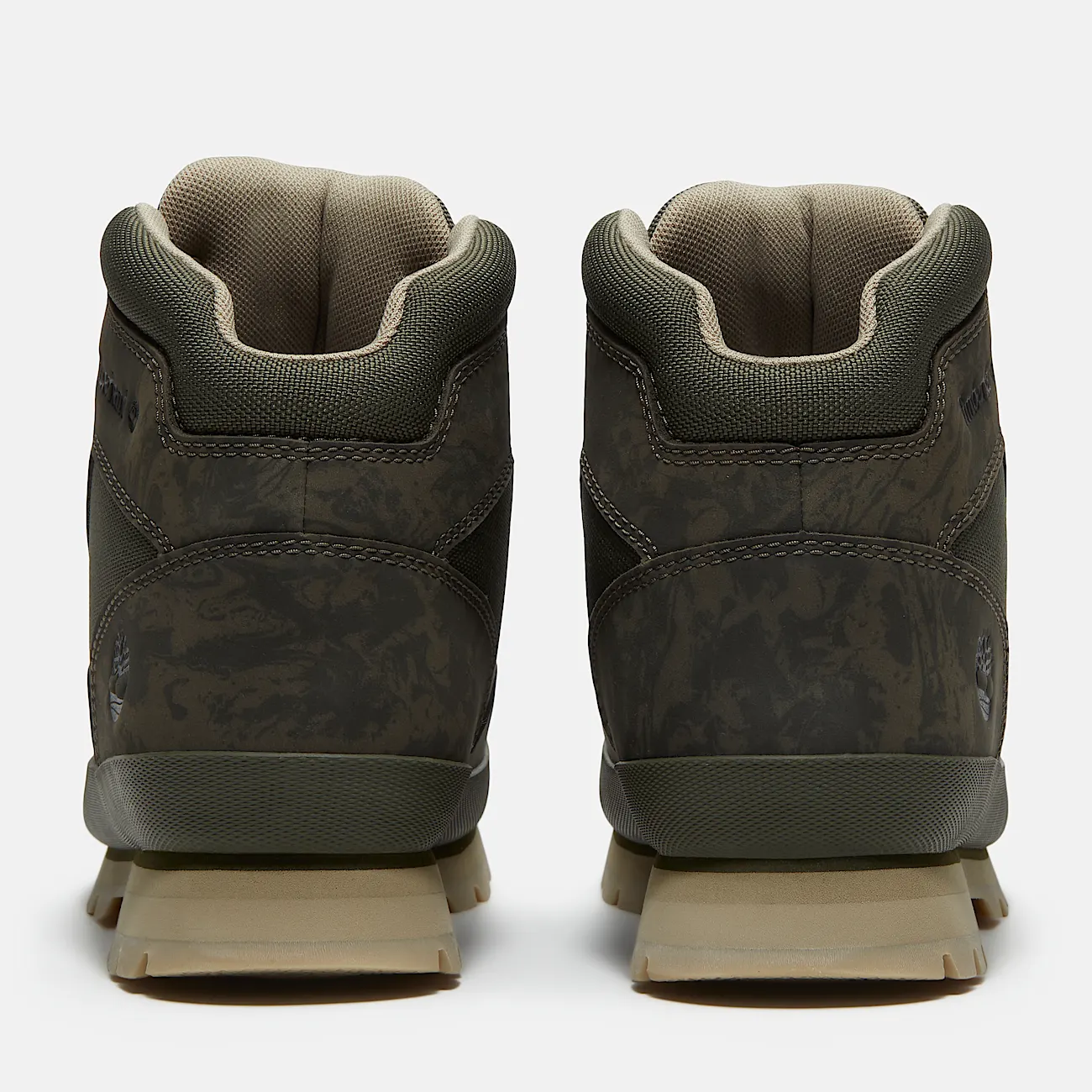 Mens Euro Hiker TBL Dark Green NubuckCamo ALT5