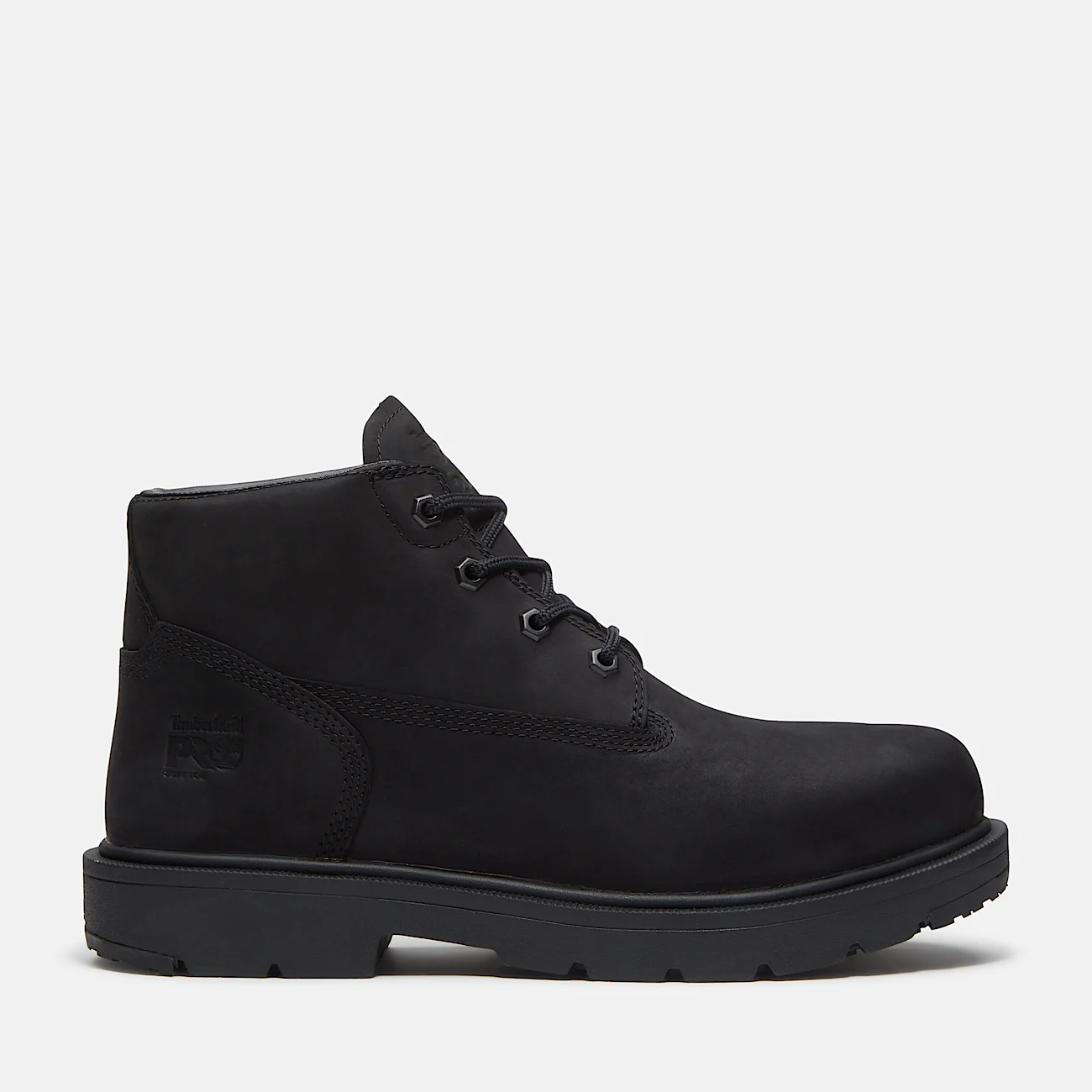 Mens Power Shift SlipResistant Chukka Boot TBL Black FullGrain HERO