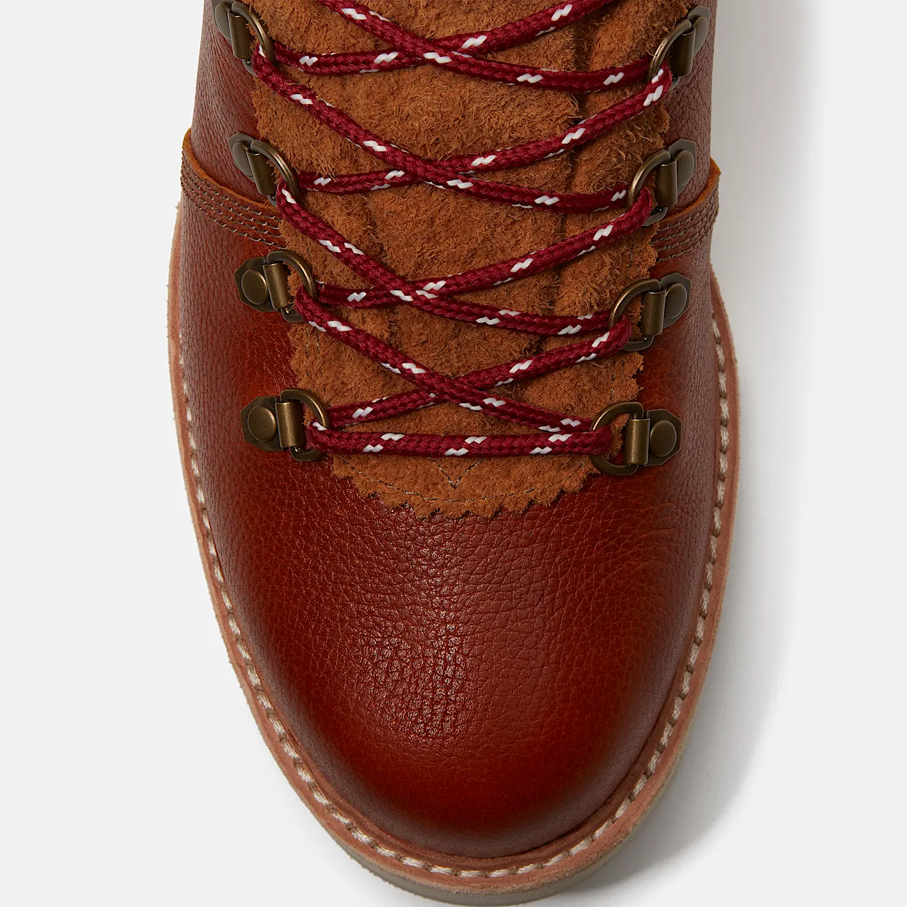 Mens Britton Mills Mid Waterproof Boot TBL Rust FullGrain ALT7