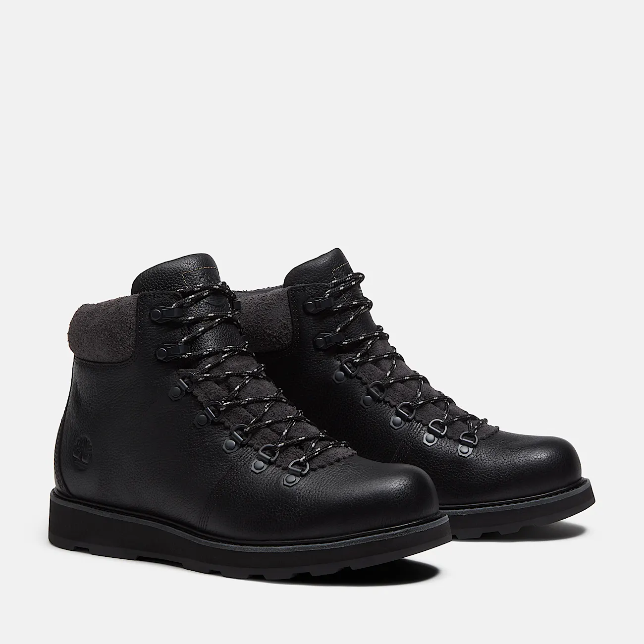 Mens Britton Mills Mid Waterproof Boot TBL Black FullGrain ALT4