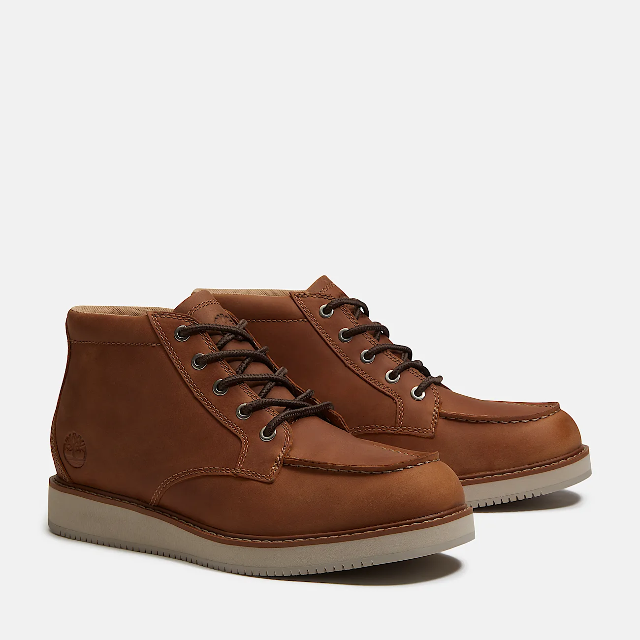 Mens Timberland Redwood Edge Essential Chukka Boot TBL Brown FullGrain ALT4