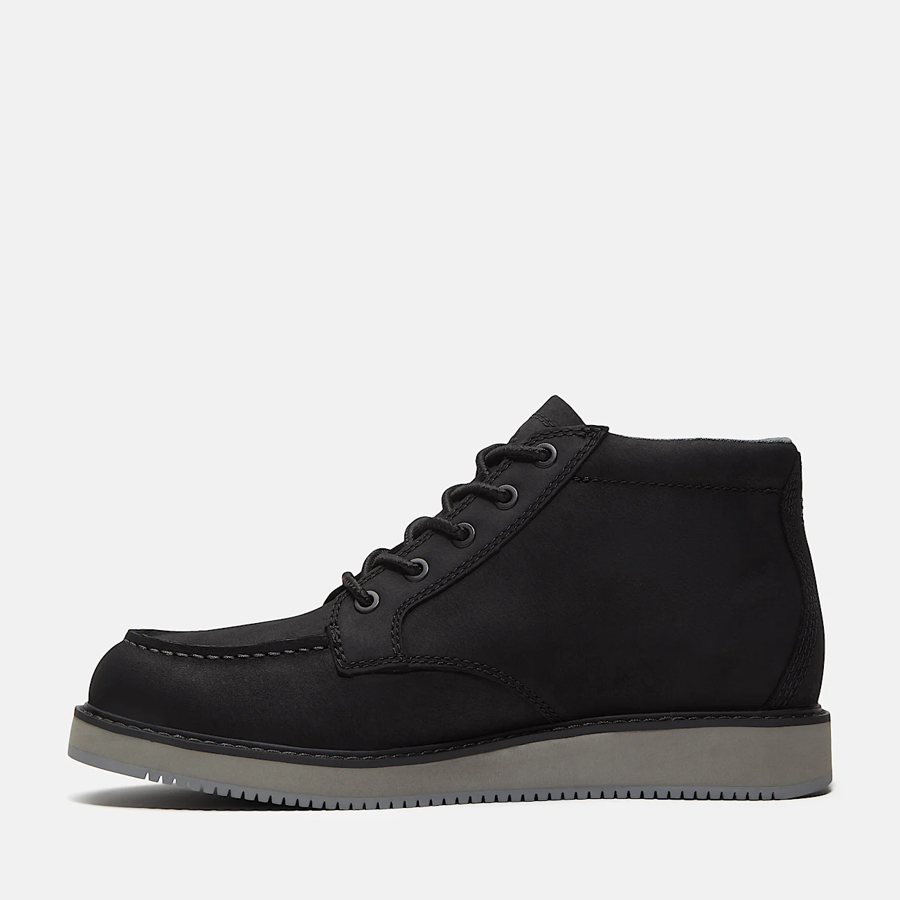 Mens Redwood Edge Moc Toe Chukka Boot TBL Black Nubuck ALT6