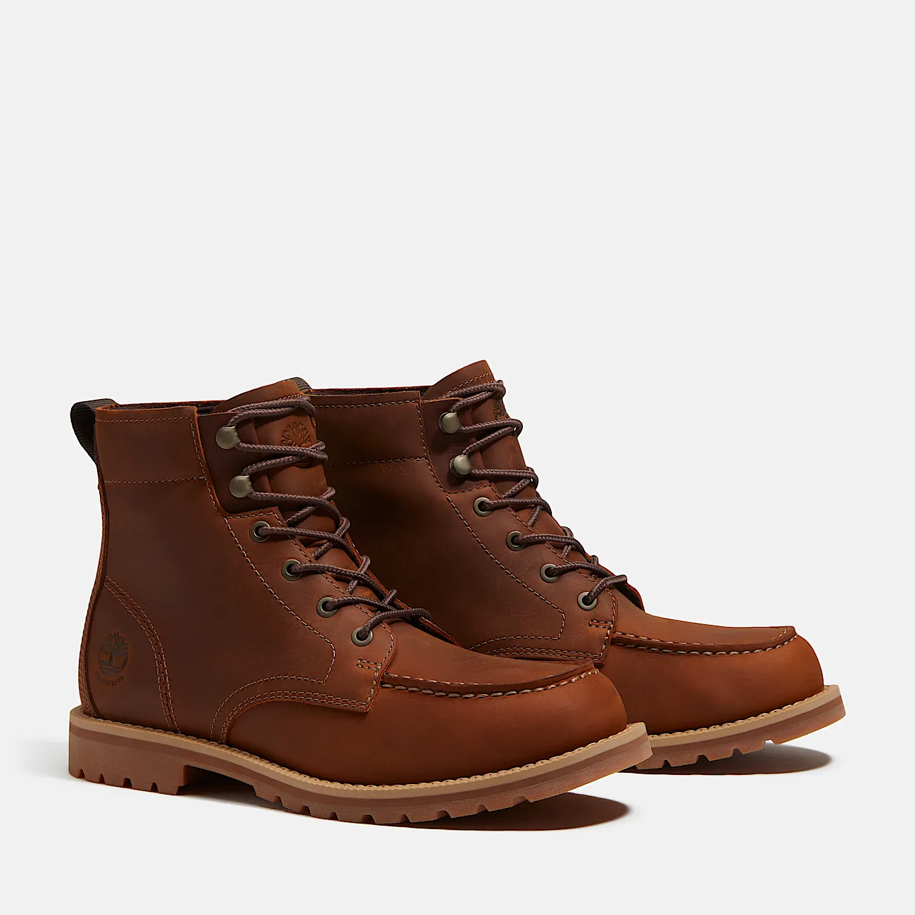 Mens Britton Falls Mid Waterproof Boot TBL Medium Brown FullGrain ALT4