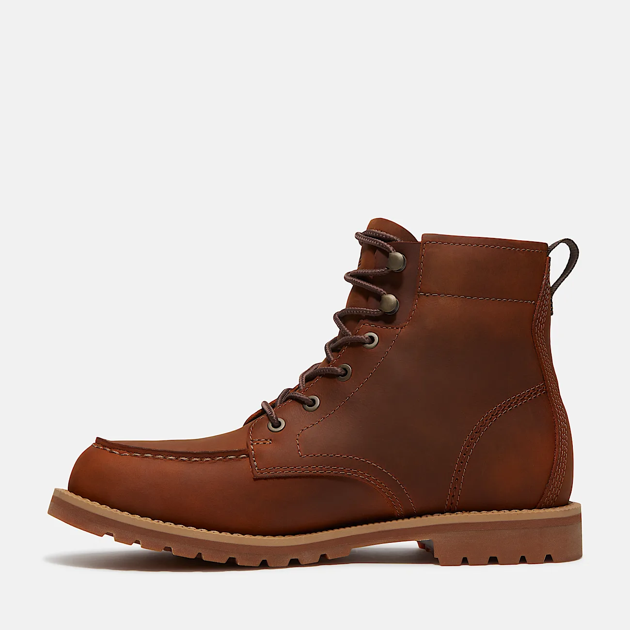 Mens Britton Falls Mid Waterproof Boot TBL Medium Brown FullGrain ALT6
