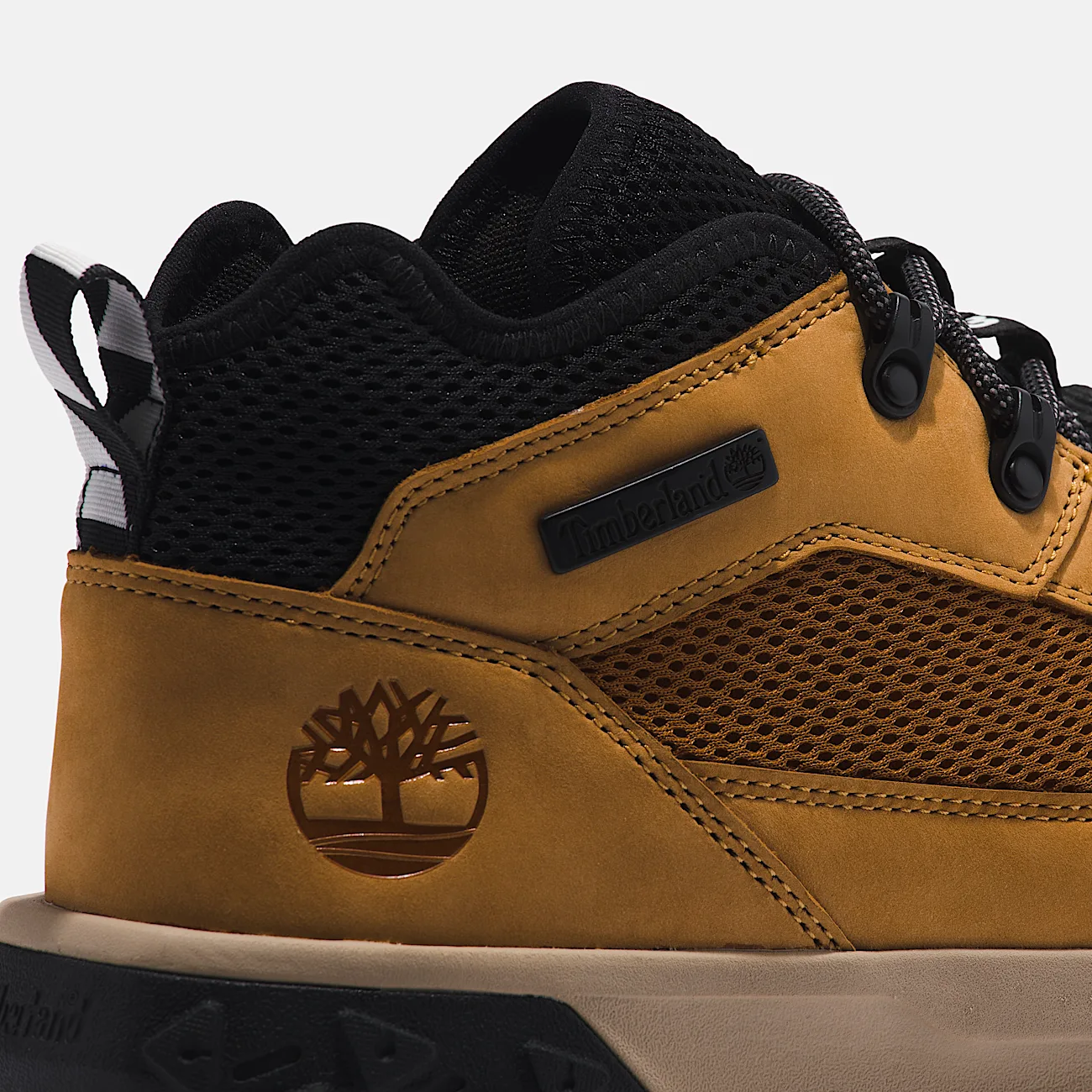 Mens GreenStride Motion 6 Mid LaceUp Sneaker TBL Wheat ALT7