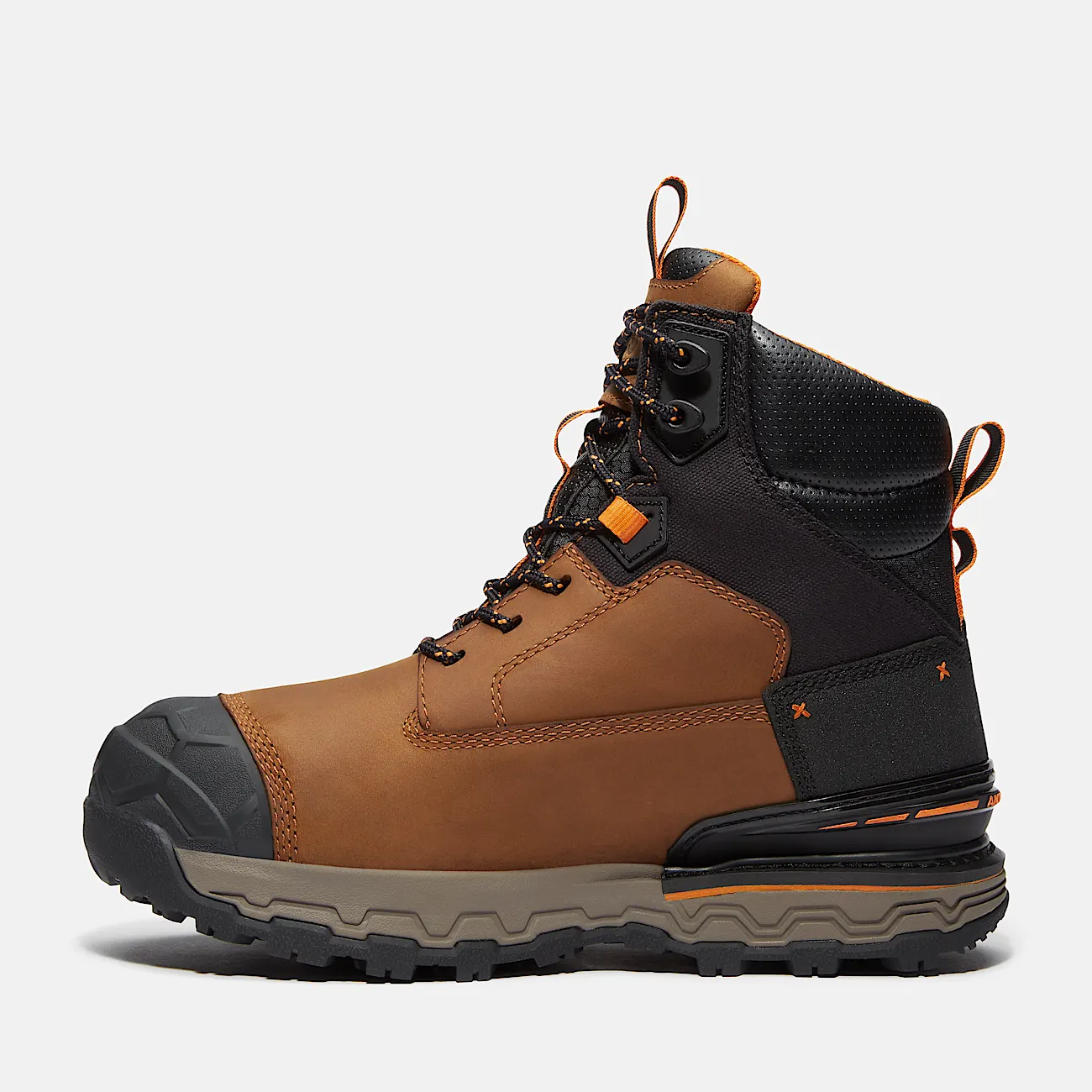 Mens Boondock Ultralight 6 Soft Toe Waterproof Work Boot TBL Light Brown FullGrain ALT6