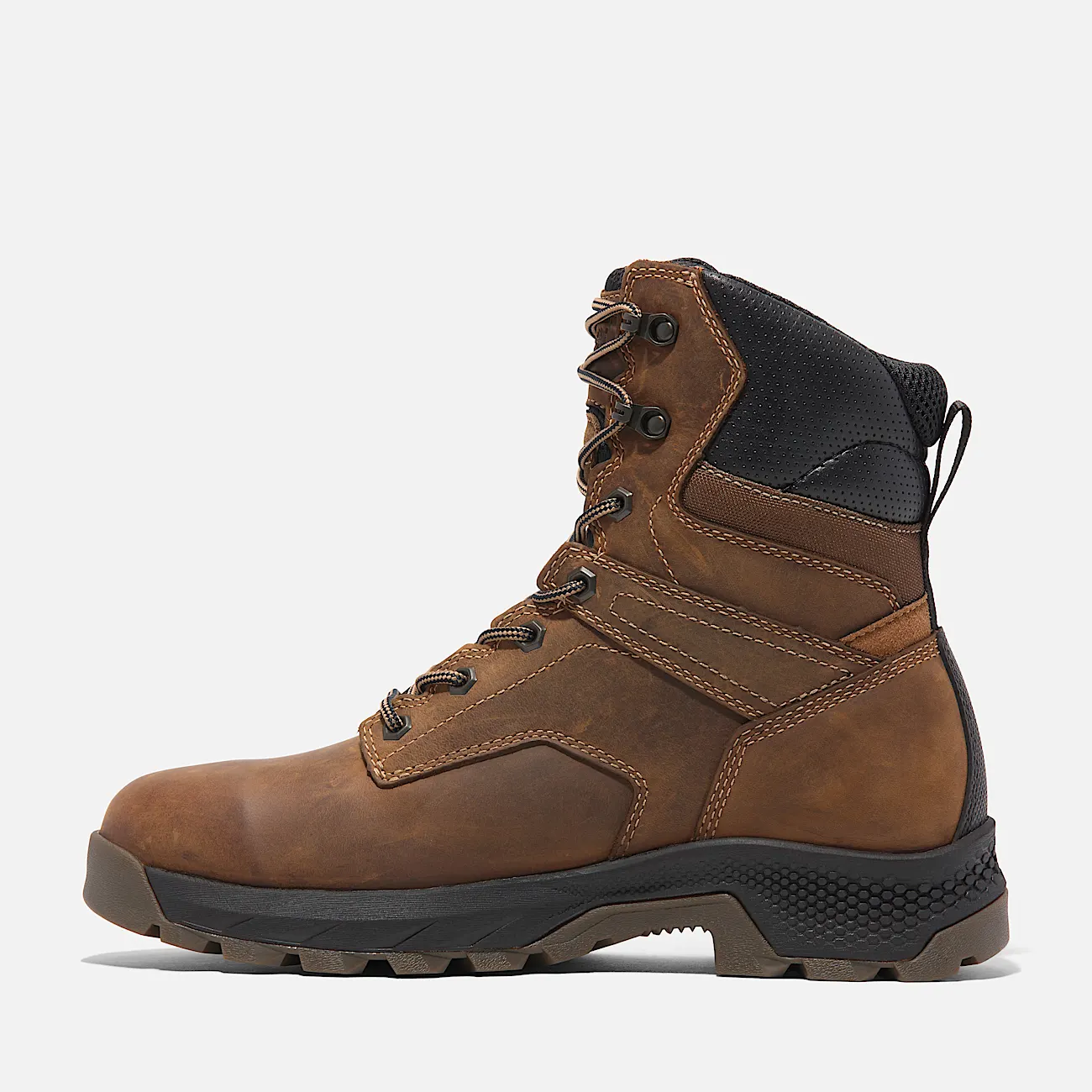 Mens TiTAN EV  8 SoftToe Waterproof Work Boot TBL Medium Brown FullGrain ALT6