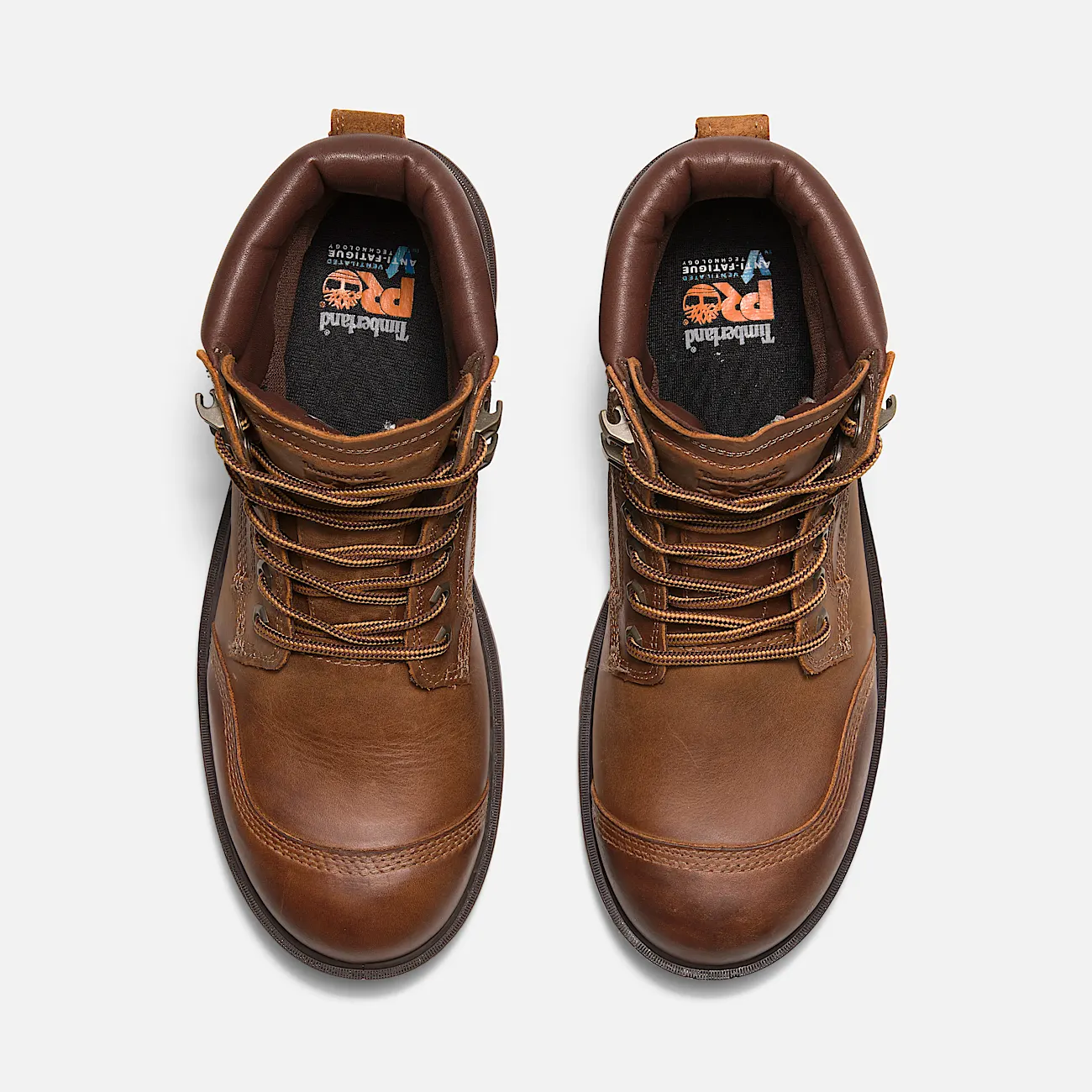 Mens Timberland PRO Whitman 6 Soft Toe Work Boot TBL Medium Brown FullGrain ALT2