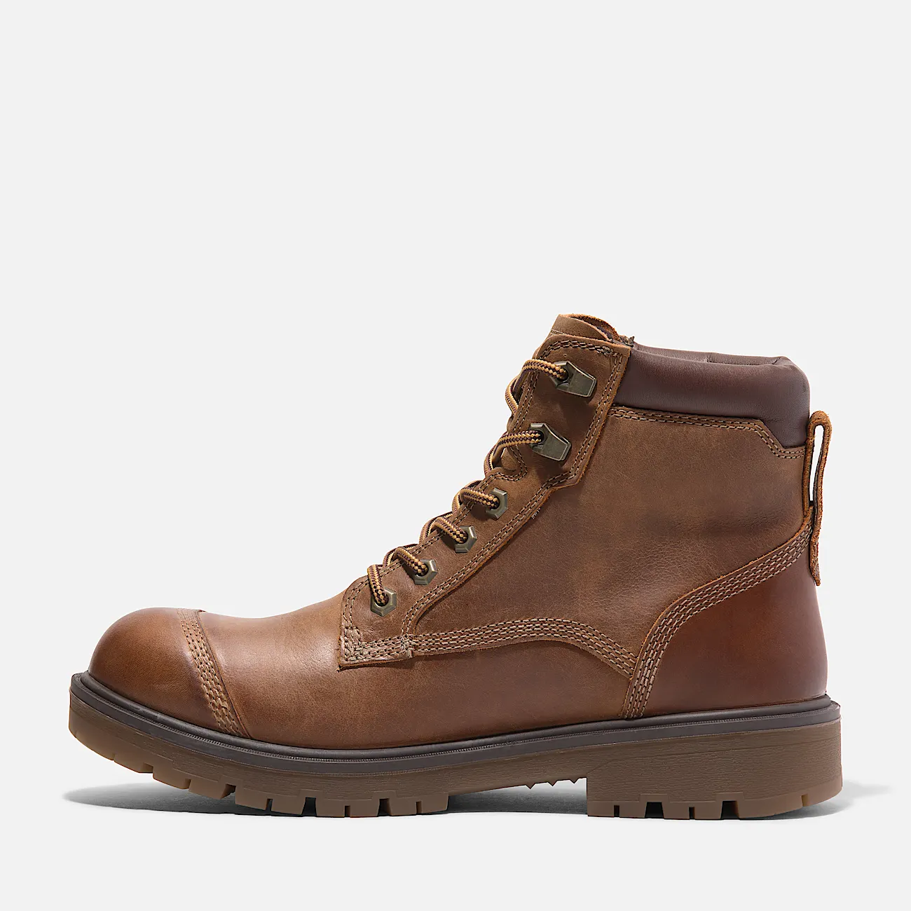 Mens Timberland PRO Whitman 6 Soft Toe Work Boot TBL Medium Brown FullGrain ALT6