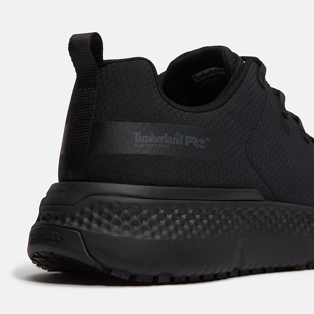 Mens Power Shift SlipResistant Hospitality Work Sneaker TBL Black Ripstop Nylon ALT7