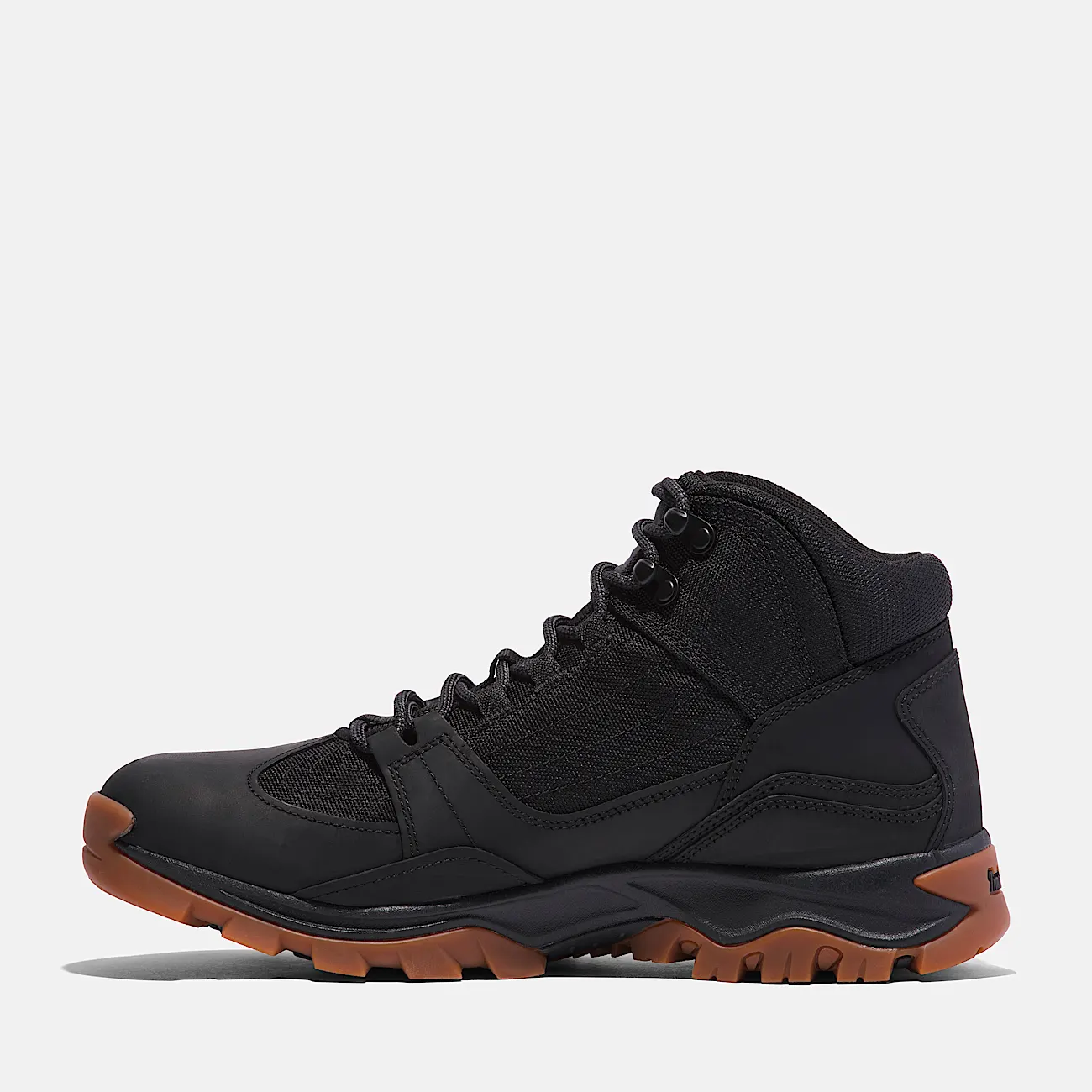 Mens Mt Maddsen Mid Hiking Boot TBL Black FullGrain ALT6