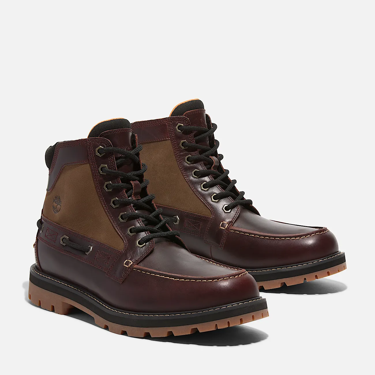 Mens Britton Road MocToe Boot TBL Root Beer FullGrain ALT4
