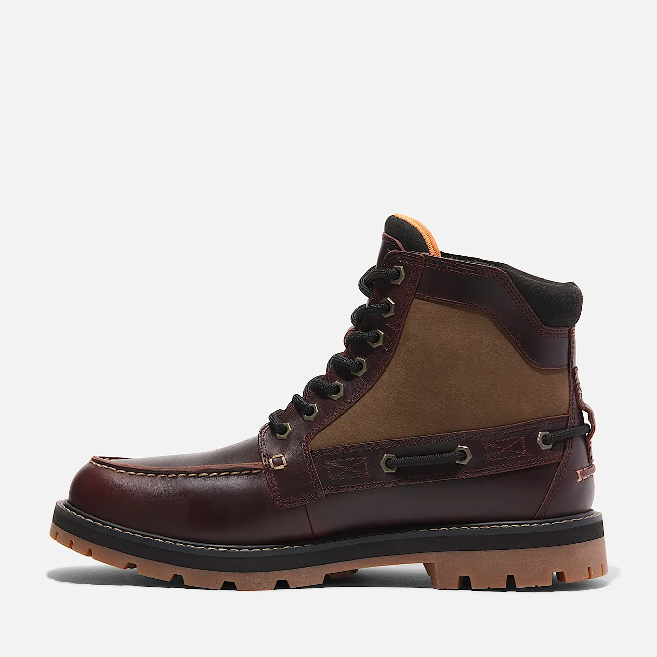 Mens Britton Road MocToe Boot TBL Root Beer FullGrain ALT6