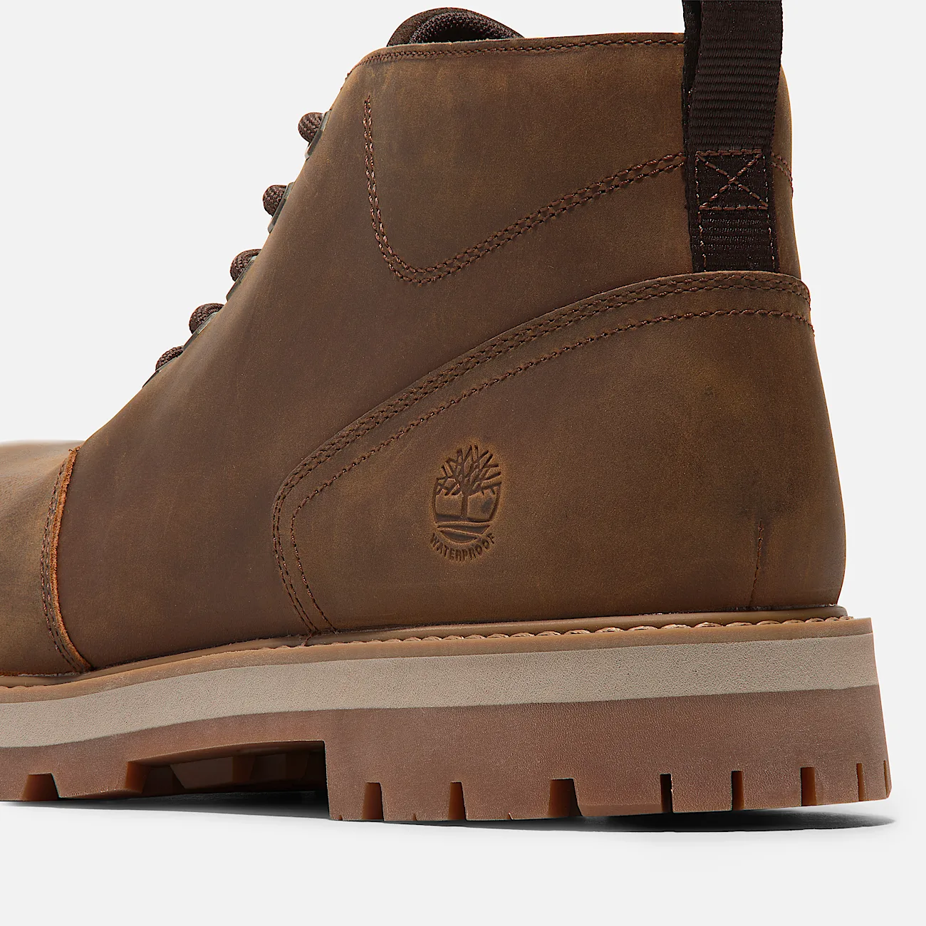 Mens Britton Road Mid Waterproof Chukka Boot TBL Rust FullGrain ALT7