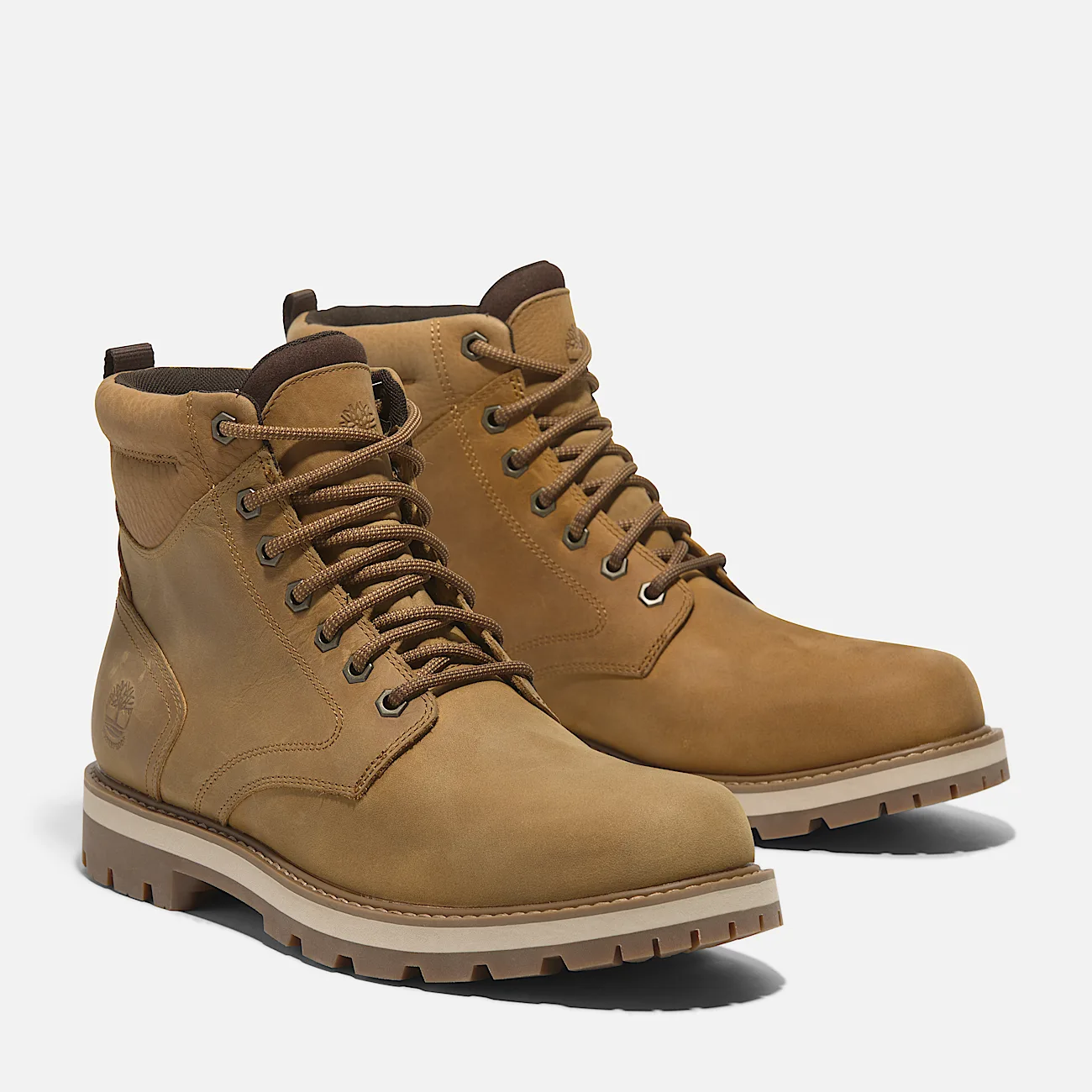 Mens Britton Road Mid LaceUp Waterproof Boot TBL Wheat FullGrain ALT4
