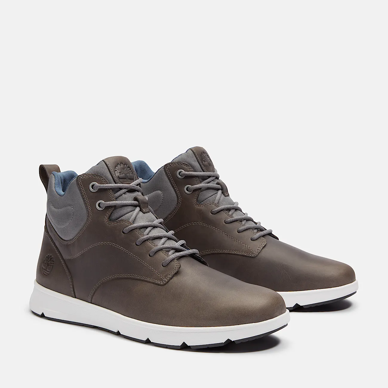 Mens Parker Street HighTop Sneaker TBL Dark Grey FullGrain ALT4