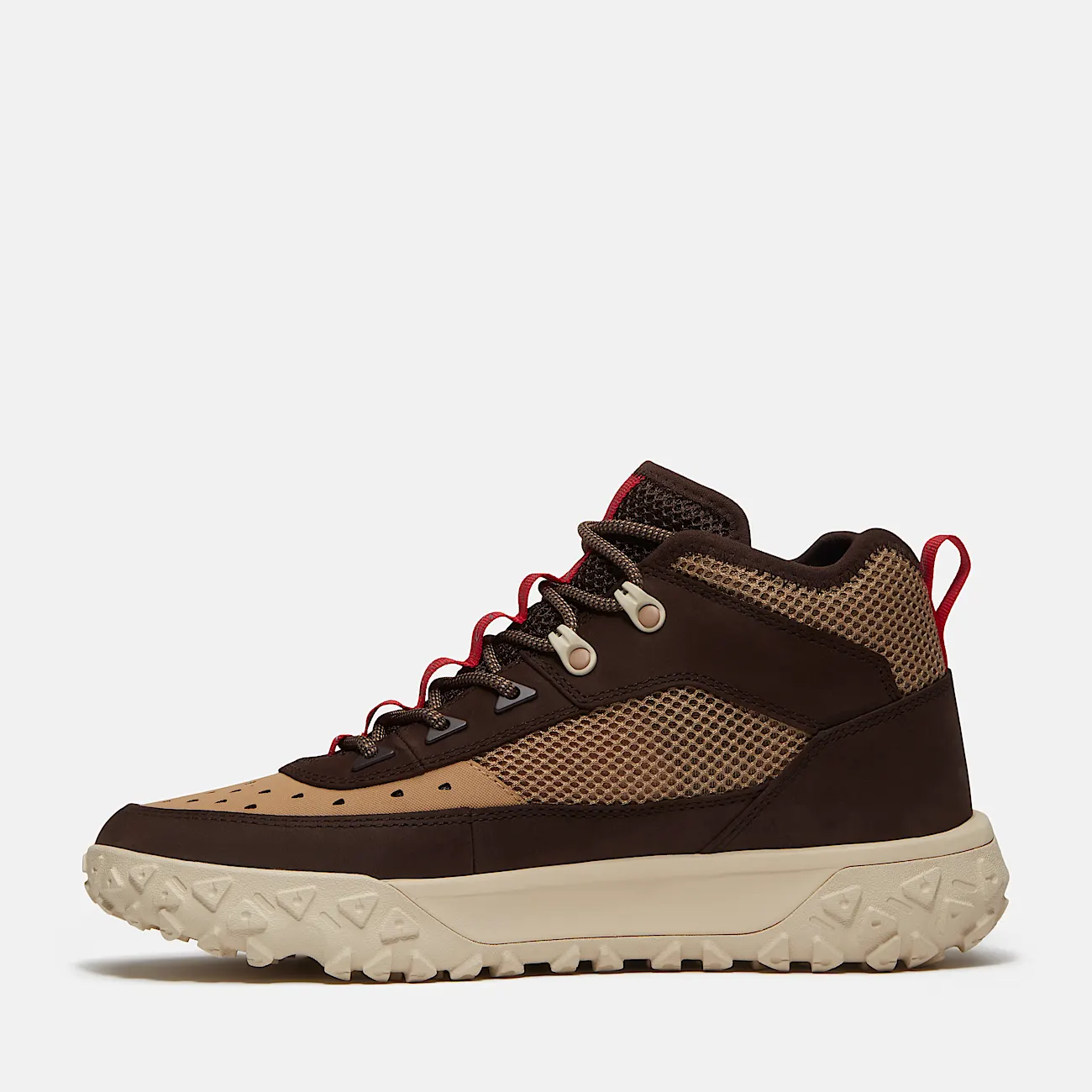 Mens GreenStride Motion 6 Mid Sneaker TBL Dark Brown Nubuck ALT6