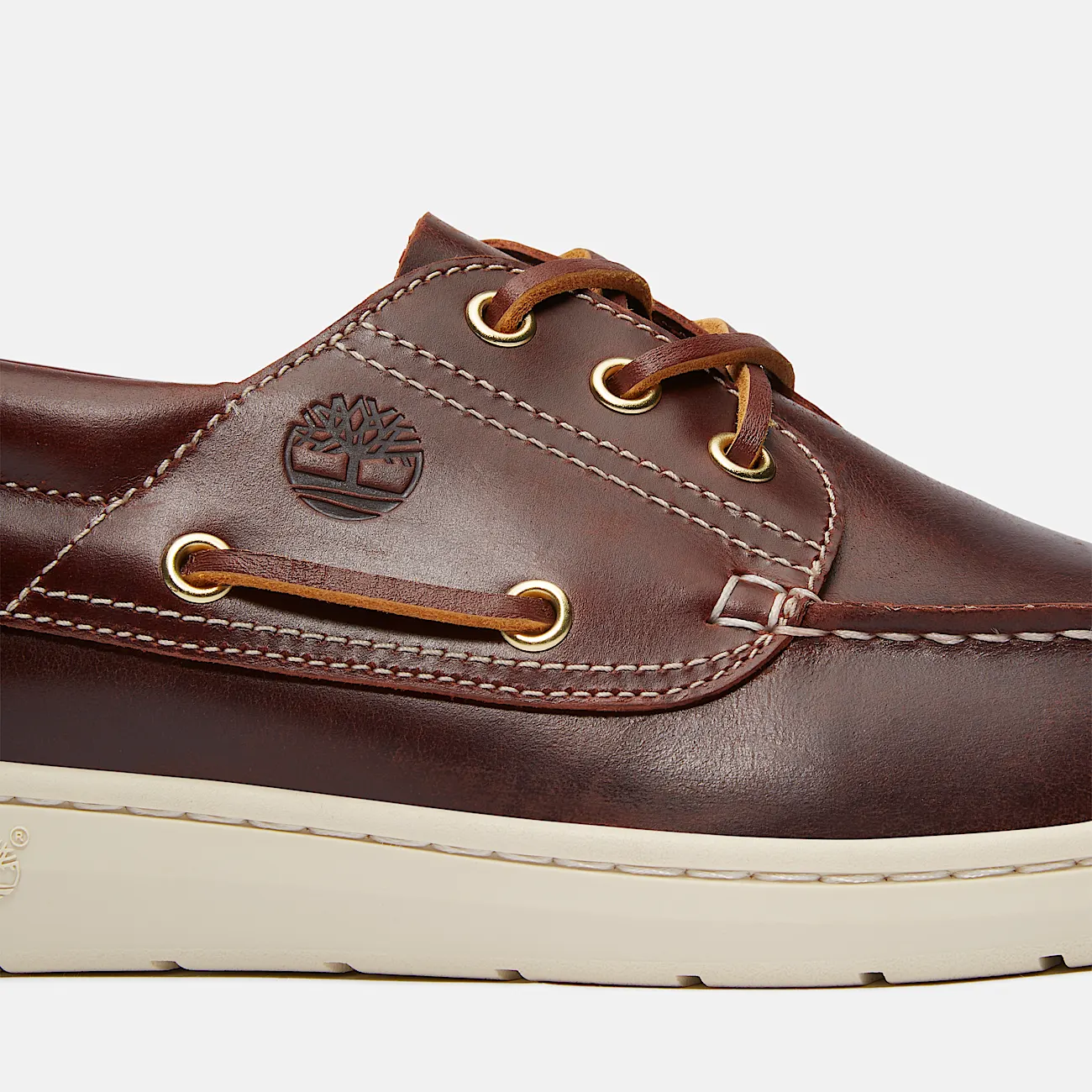 Mens Timberland Portofino Pier Boat Shoe TBL Burgundy FullGrain ALT7
