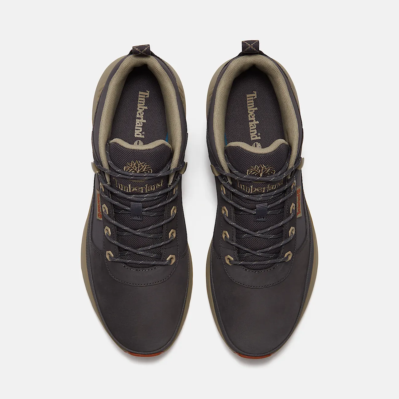 Mens Field Trekker Sneaker TBL Dark Grey NubuckMedium Brown ALT2
