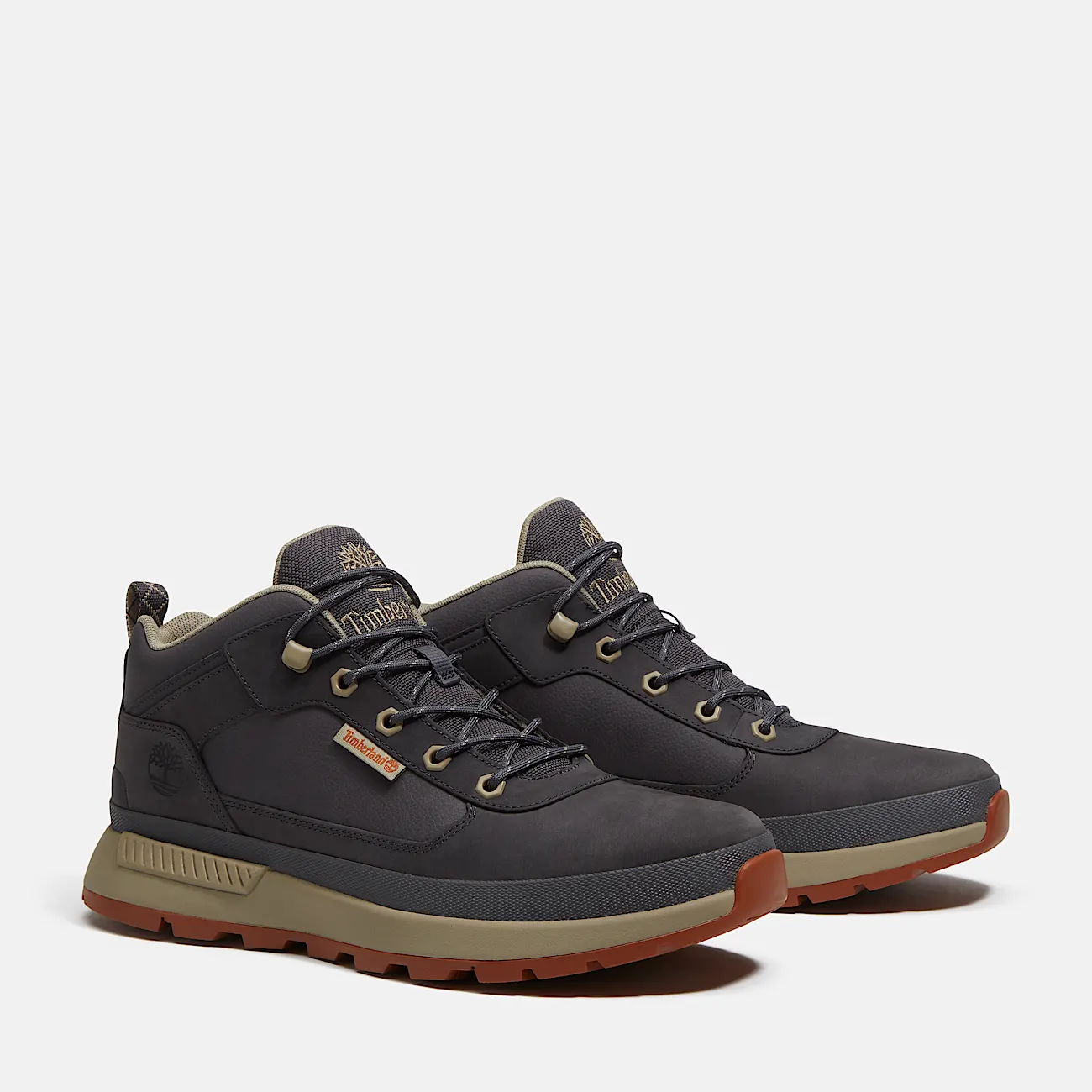 Mens Field Trekker Sneaker TBL Dark Grey NubuckMedium Brown ALT4