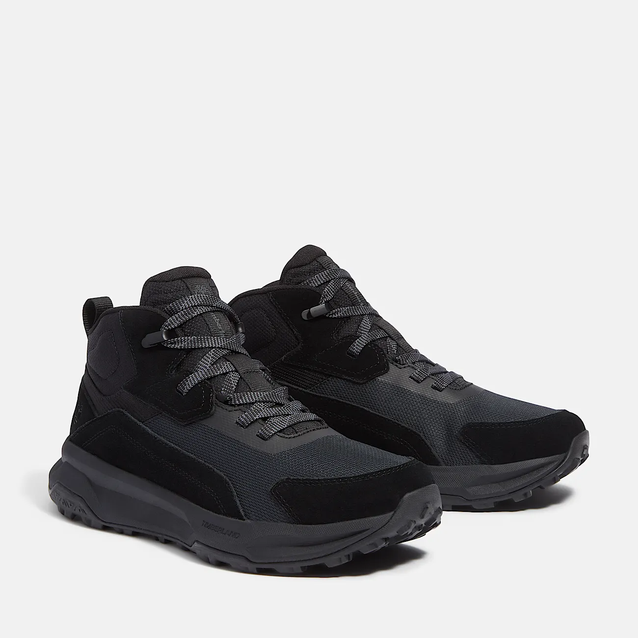 Mens Motion Ledge Mid Sneaker TBL Black Suede ALT4