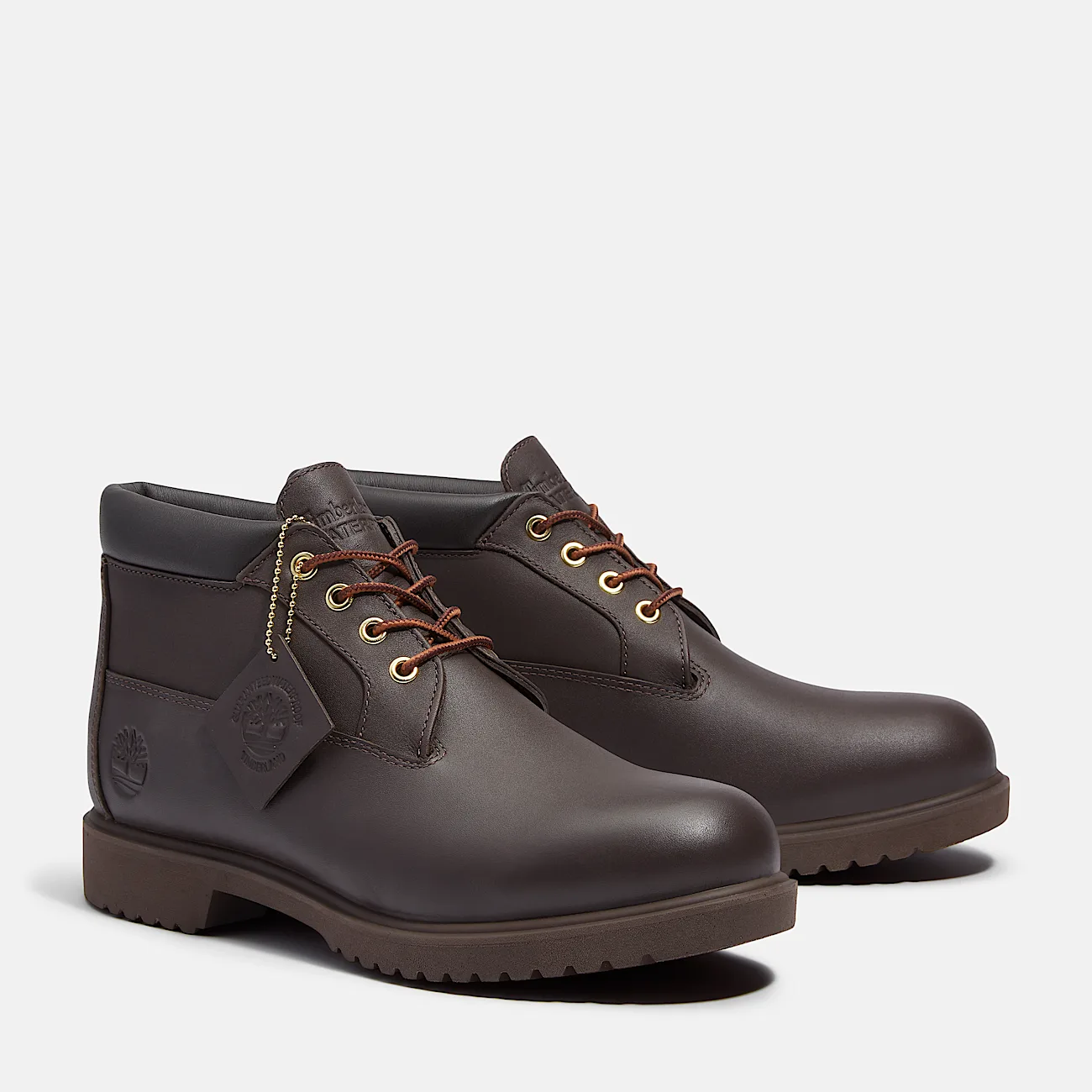Mens Timberland 1973 Newman Waterproof Boot TBL Dark Brown FullGrain ALT4