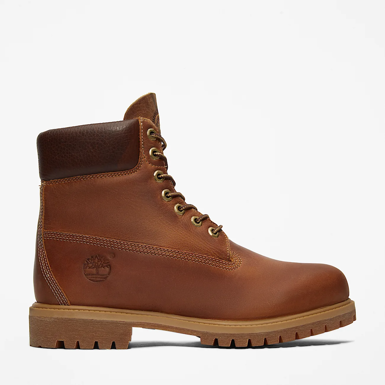 Mens Timberland Premium 6Inch Waterproof Heritage  Boots TBL Medium Brown Nubuck HERO