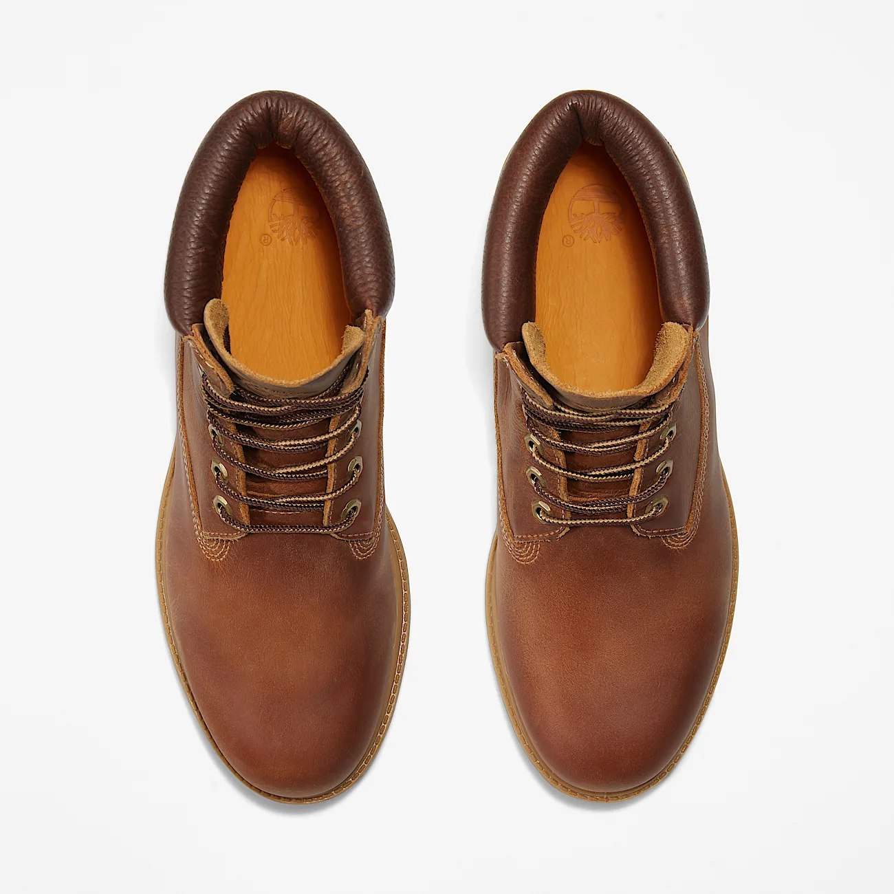 Mens Timberland Premium 6Inch Waterproof Heritage  Boots TBL Medium Brown Nubuck ALT2