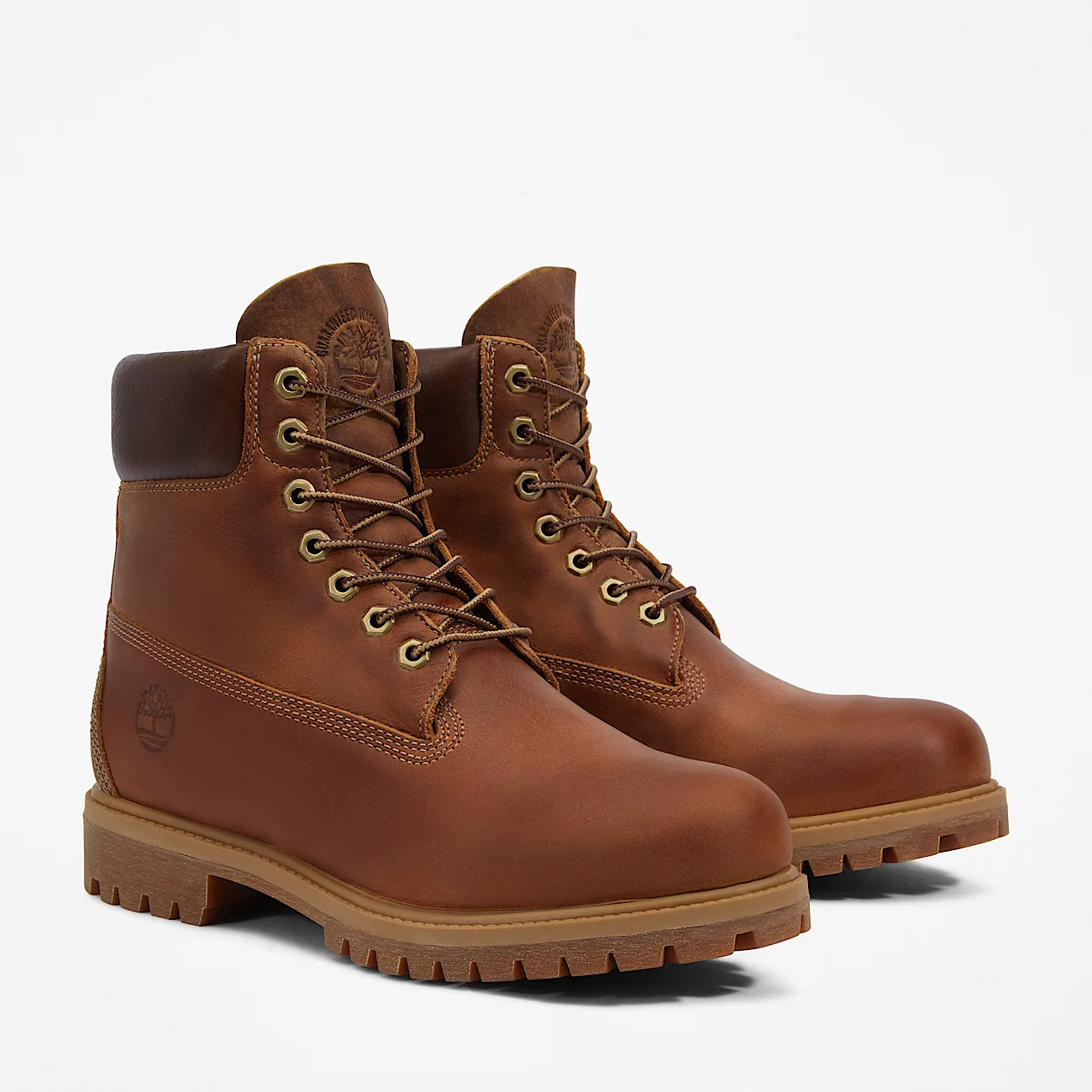 Mens Timberland Premium 6Inch Waterproof Heritage  Boots TBL Medium Brown Nubuck ALT4