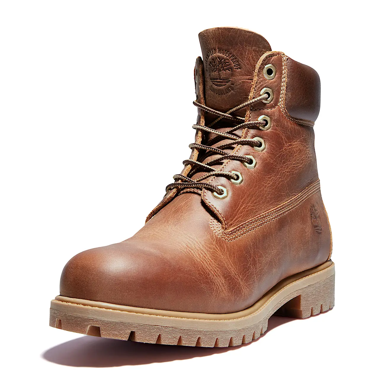 Mens Timberland Premium 6Inch Waterproof Heritage  Boots TBL Medium Brown Nubuck ALT8