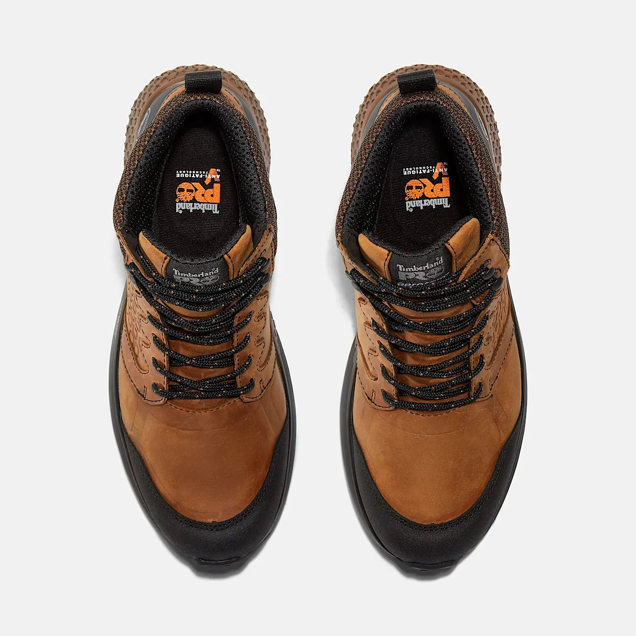 Mens Reaxion Waterproof Work Sneaker TBL Brown ALT2