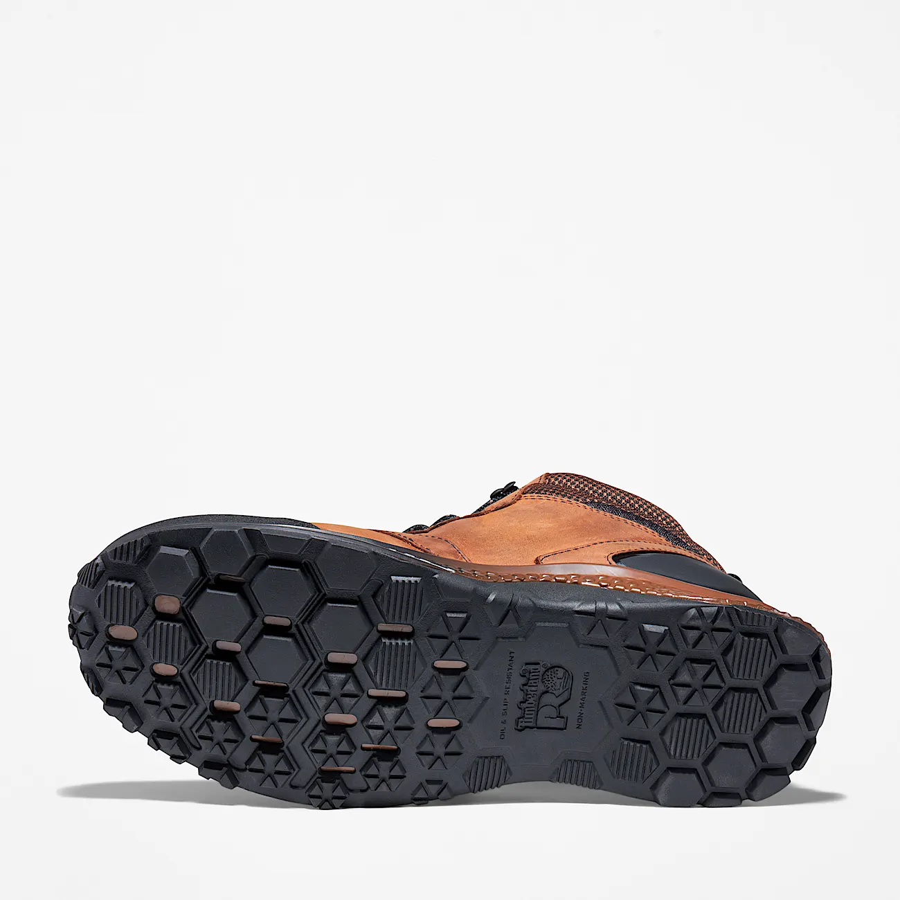 Mens Reaxion Waterproof Work Sneaker TBL Brown ALT3