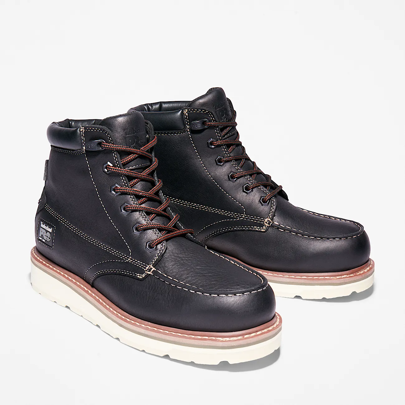 Mens Gridworks 6 Waterproof Work Boot TBL Black ALT4