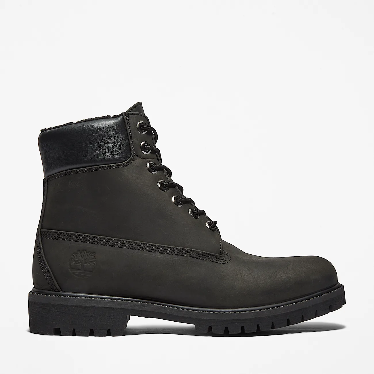 Mens Timberland Premium 6Inch Waterproof WarmLined Boot TBL Black HERO