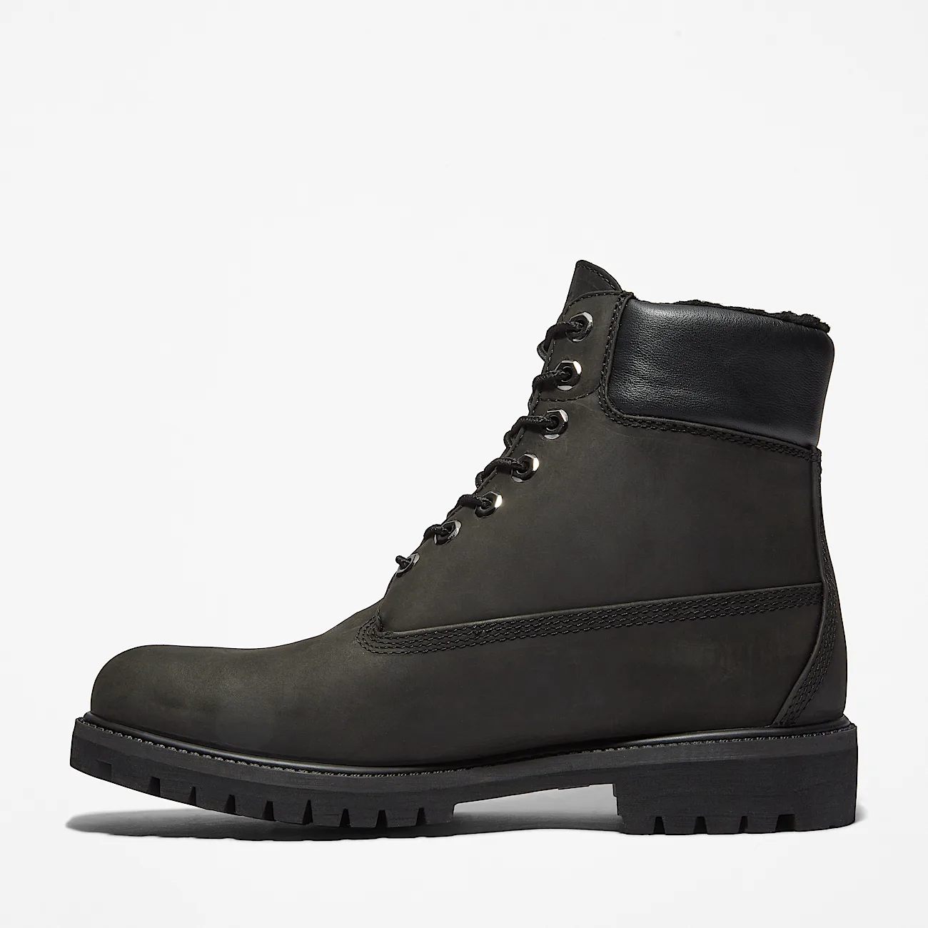 Mens Timberland Premium 6Inch Waterproof WarmLined Boot TBL Black ALT6