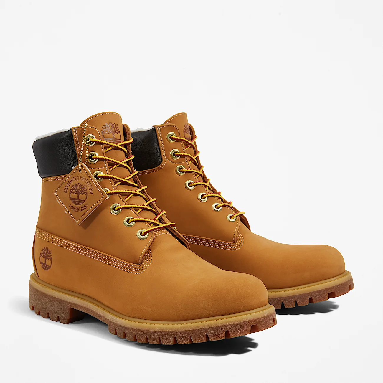 Mens Timberland Premium 6Inch Waterproof WarmLined Boot TBL Wheat ALT4