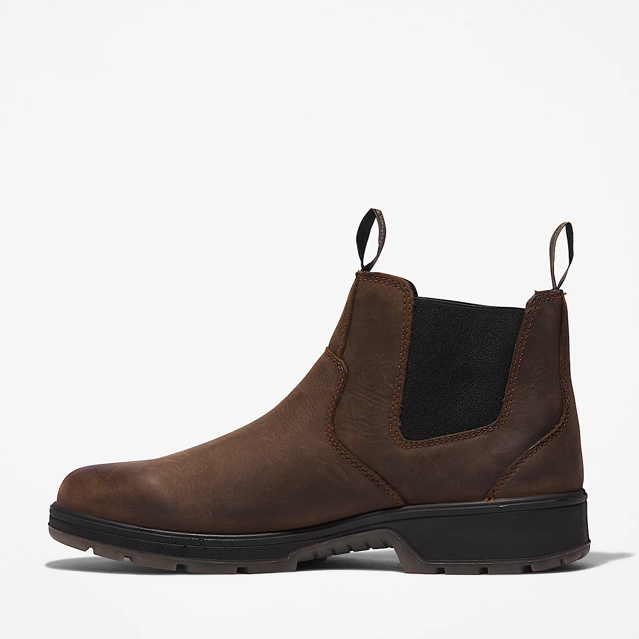 Mens Timberland PRO Nashoba SoftToe SlipOn Work Boot TBL Brown ALT7
