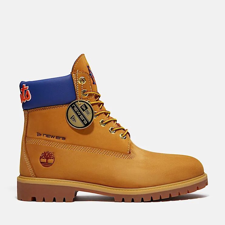 Mens Timberland x New Era Mets 6Inch Waterproof Boot TBL Wheat Mets HERO