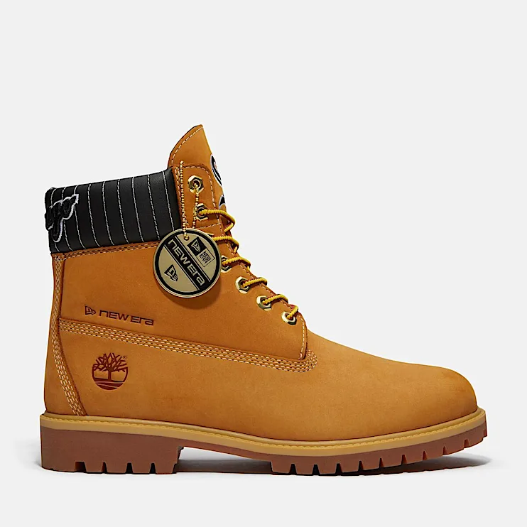 Mens Timberland x New Era White Sox 6Inch Waterproof Boot TBL Wheat White Sox HERO