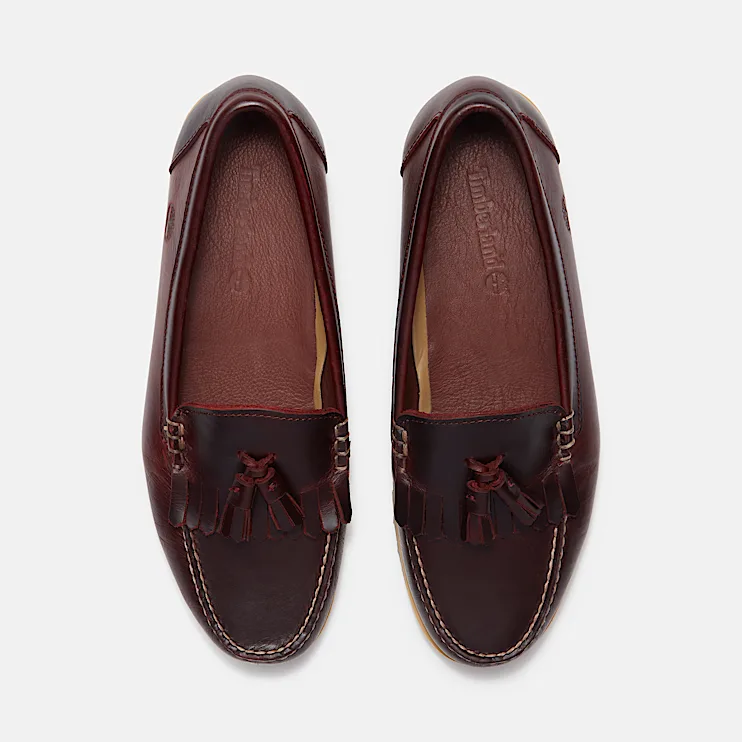 Mens Timberland Authentic Loafer TBL Burgundy FullGrain ALT2