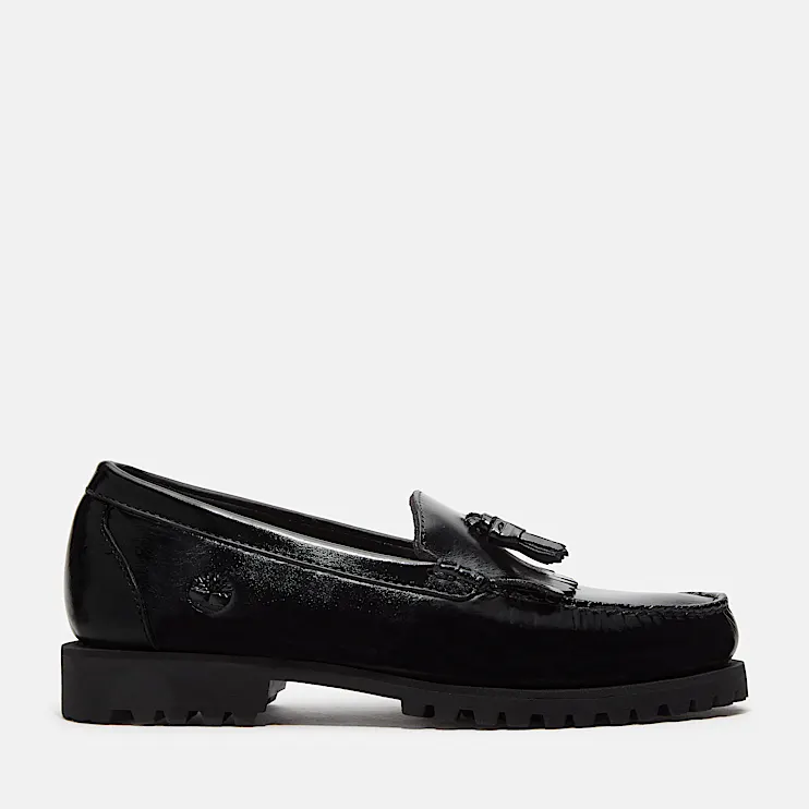 Mens Timberland Authentic Loafer TBL Black FullGrain HERO