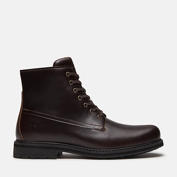 Mens Stormbucks Waterproof Boot TBL Dark Brown FullGrain HERO