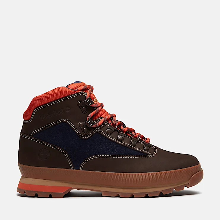 Mens Euro Hiker TBL Dark Brown NubuckDark Blue HERO