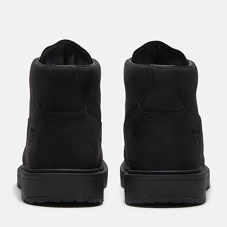 Mens Power Shift SlipResistant Chukka Boot TBL Black FullGrain ALT5